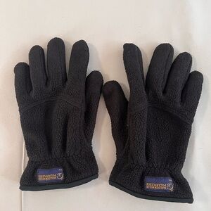 GRANDOE Mens Size‎ M Black Fleece Winter Gloves Elastic Cuff Thinsulate Thermal
